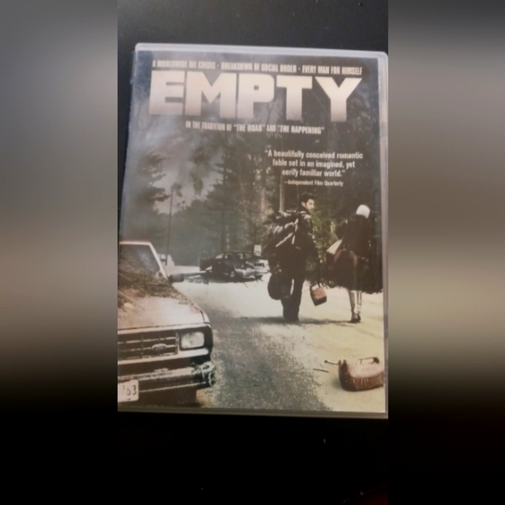 EMPTY DVD Movie  - Sepia/Gray Artwork
